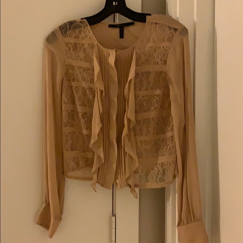 BCBG lace blouse